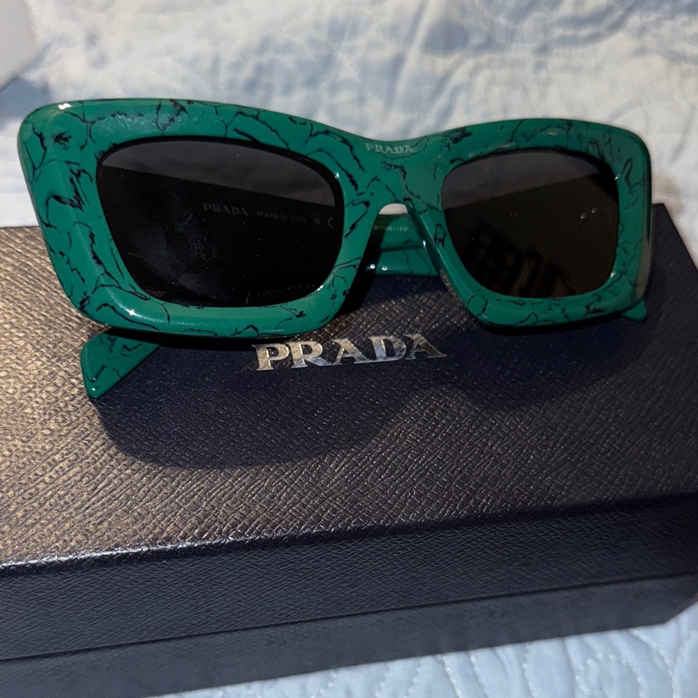 Green Prada Sunglasses